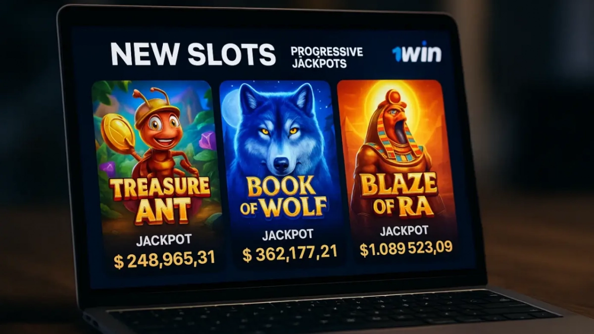 Novos Slots com Jackpots Progressivos no 1Win Casino – Análise Completa